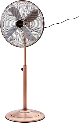 Ventilateur sur pied entièrement métallique nikai home cooling 16 pouces 60