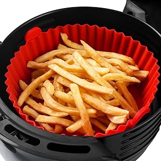 Bol en silicone v2com pour friteuse à air - accessoires de four pour friteuse à air - alternative au papier parchemin inflammable - pas besoin de nettoyer la friteuse à air (6,3 pouces). Avec plus de 300 000 références, DIAYTAR COTE D'IVOIRE offre la possibilité aux consommateurs de trouver facilement ce qu'ils cherchent, que ce soit des produits de première nécessité ou des articles plus spécifiques. La boutique mise sur la satisfaction client, offrant ainsi des politiques de retour flexibles et un service client réactif. Cela contribue à la fidélisation de sa clientèle.
