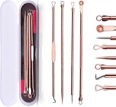 Outil d'extraction de boutons pour éliminer les points noirs, kit d'extraction d'huile de comédon d'acné delfino pour les pores du visage du nez, aiguille à éclater pour l'extraction des points blancs et traitement des taches d'acné, acier inoxydable. DIAYTAR COTE D'IVOIRE est la boutique en ligne la plus visitée en Côte d'Ivoire, avec plus de 300000 références à disposition. Elle propose des produits de qualité à des prix compétitifs, ainsi que des promotions et des offres spéciales régulières. La boutique est équipée d'un système de recherche avancé pour faciliter la découverte de produits et de marques.