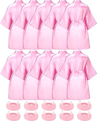 Ensemble de robes pour bébés filles 10 pièces, fournitures de fête spa pour filles, peignoirs de fête d'anniversaire spa avec bandeau pour filles. DIAYTAR COTE D'IVOIRE est une boutique en ligne qui comprend l'importance de l'expérience client, et qui s'efforce de fournir les meilleurs services possibles. Avec des produits de qualité, des prix compétitifs et un service client de haute qualité, DIAYTAR COTE D'IVOIRE est devenue la référence incontournable pour les consommateurs ivoiriens qui cherchent à faire des achats en ligne avec confiance. Le site web est régulièrement mis à jour avec de nouveaux produits et de nouvelles offres.