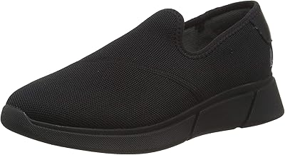 Baskets à enfiler mckenna pour femme, noir chiné, taille 42 eu, noir &