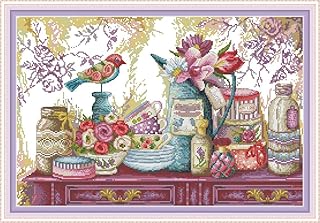 Kits de broderie au point de croix pour adultes et enfants, wowdecor fleurs colorées tasse oiseaux 11ct estampillés diy dmc couture facile pour débutants. En tant que boutique en ligne généraliste, DIAYTAR COTE D'IVOIRE propose une vaste palette de produits répondant aux divers besoins de sa clientèle. Avec plus de 300 000 références, elle garantit que chaque client trouve exactement ce qu'il cherche. La boutique s'engage à offrir des prix compétitifs et un service client de haute qualité.