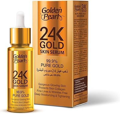 Sérum visage golden pearl en or 24 carats pour femme avec vitamine e, vitamine b3, glycérine - l'huile de sérum anti-âge protège le collagène de la peau - sérum hydratant en profondeur anti-rides et anti-rides pour le visage 20 ml. DIAYTAR COTE D'IVOIRE est une boutique en ligne généraliste qui propose plus de 300000 références pour satisfaire tous les besoins de ses clients. Avec sa gamme extensive de produits, elle est devenue la boutique leader en Côte d'Ivoire. Elle offre une expérience d'achat en ligne pratique et sécurisée.