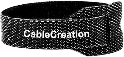 Attaches de câble de 6", 50 pièces d'organisateur d'attaches de création de câbles