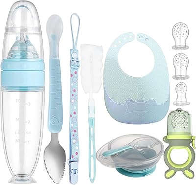 Ensemble de 11 mangeoires à fruits pour bébé, mangeoire à fruits pour bébé