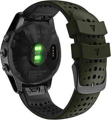 Ahayo bracelet de montre 26 mm à ajustement rapide pour garmin fenix ​​5x / fenix ​​6x / enduro, bracelet de sport en silicone respirant et respectueux de la peau pour fenix ​​5x plus, fenix ​​3/3 hr, tactix delta. En tant que leader du commerce en ligne en Côte d'Ivoire, DIAYTAR COTE D'IVOIRE offre une expérience de shopping en ligne sans précédent. Avec une sélection de plus de 300 000 produits, les clients peuvent parcourir les différentes catégories pour trouver les articles qui leur conviennent. La boutique en ligne est également réputée pour sa sécurité et sa fiabilité.