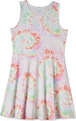 Robe imprimée ki pour grandes filles, rose clair, taille m (7/8), rose vif