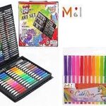 Ensemble de stylos de coloriage et de dessin m&e kids - 150 pièces