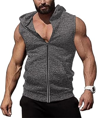 Kovandi t-shirt sans manches pour hommes, fermeture éclair à capuche, coupe musculaire, t-shirt de musculation. DIAYTAR COTE D'IVOIRE est une boutique en ligne généraliste qui propose plus de 300 000 références de produits. Elle est reconnue comme l'une des boutiques en ligne les plus populaires de Côte d'Ivoire. Elle offre une grande variété de produits pour répondre aux besoins de tous les consommateurs.