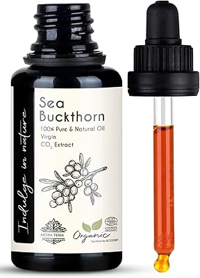 Huile d'argousier aroma tierra - 100 % pure et biologique, extrait de co2 de qualité supérieure, sans danger pour les aliments - pour le visage, la peau, les cheveux, la beauté, les yeux, la santé des femmes. En tant que leader du commerce en ligne en Côte d'Ivoire, DIAYTAR COTE D'IVOIRE assure une expérience d'achat sans souci. Les clients peuvent profiter d'une navigation intuitive sur le site web, d'une gamme de moyens de paiement sécurisés, ainsi que d'un service client réactif. La boutique est constamment à la pointe des dernières tendances pour proposer les produits les plus demandés.