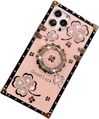 Yesunktt pour iphone 12 / iphone 12 pro bling clover ring holder square silicone phone case, pour filles et femmes, or rose. DIAYTAR COTE D'IVOIRE se distingue par sa vaste sélection de produits et son engagement à offrir les meilleurs prix du marché. La boutique en ligne met en avant la satisfaction du client, grâce à une expérience d'achat fluide et à une livraison rapide et fiable. Les clients peuvent ainsi profiter d'un large éventail de produits de qualité.