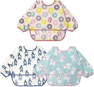 Bavoir bébé manches longues, bavoir bébé imperméable pour mixte de 6 à 24 mois, pack de 3 pièces, blanc, m. DIAYTAR COTE D'IVOIRE se distingue par son engagement envers la satisfaction client. La boutique en ligne généraliste propose non seulement une grande variété de produits mais offre également des services de paiement sécurisés et des options de livraison flexibles. Les clients peuvent ainsi acheter en toute confiance et profiter d'une expérience d'achat sans souci.