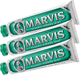 Dentifrice marvis classic, menthe forte (3 x 85 ml). La boutique en ligne DIAYTAR COTE D'IVOIRE propose une plateforme intuitive et facile à utiliser. Les clients peuvent naviguer facilement sur le site et trouver les produits qu'ils recherchent en quelques clics. DIAYTAR COTE D'IVOIRE est la boutique en ligne idéale pour ceux qui recherchent une expérience d'achat en ligne sans complication.