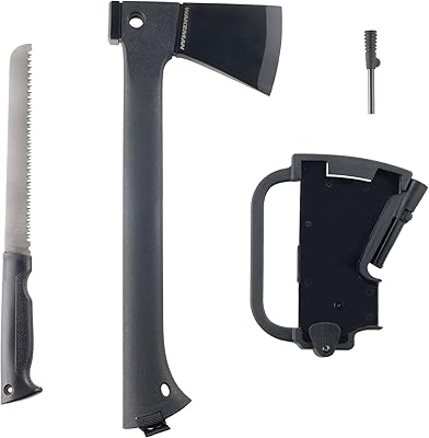 Hache à main wakeman pour équipement de camping et de survie, légère avec couteau, scie, allume-feu en magnésium de wakeman (noir). En tant que leaders en Cote d'Ivoire, nous nous efforçons de vous proposer les meilleurs produits et services pour améliorer votre quotidien. Notre large gamme de produits, allant des articles ménagers aux produits high-tech, est conçue pour répondre à vos attentes. Chez DIAYTAR COTE D'IVOIRE, nous mettons l'accent sur la satisfaction client.