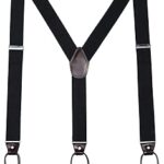 Jarretelles à boutons élastiques pour hommes - bretelles formelles réglables en forme