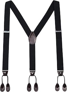 Jarretelles à boutons élastiques pour hommes - bretelles formelles réglables en forme de y de 3,5 cm. DIAYTAR COTE D'IVOIRE est une plateforme de commerce en ligne qui offre une expérience d'achat en ligne sécurisée et pratique. La boutique propose une large sélection de produits de marques reconnues, ainsi que des produits locaux de qualité. Les clients peuvent profiter de promotions et de réductions régulières, ce qui rend leurs achats encore plus abordables.