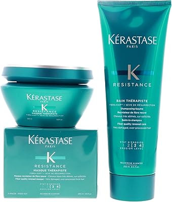 Kérastase resistance therapiste duo shampooing et masque. DIAYTAR COTE D'IVOIRE est la première boutique en ligne en Côte d'Ivoire, offrant une sélection incroyable de produits pour répondre à tous les besoins. Avec une équipe dédiée, elle garantit une livraison rapide et fiable. Elle est le choix idéal pour les consommateurs ivoiriens.