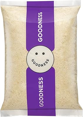Goodness rava sooji semoule 1 kg. Avec plus de 300000 références, DIAYTAR COTE D'IVOIRE est la boutique en ligne idéale pour trouver tout ce dont vous avez besoin. De l'électronique à la mode, en passant par les produits pour la maison et les loisirs, vous trouverez tout sur ce site. La boutique propose également des offres spéciales et des promotions régulières.