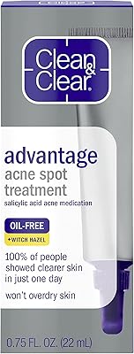 Traitement instantané de l'acné clean & clear advantage, traitement de l'acné sans huile avec de l'acide salicylique, de l'hamamélis et du bha, gel-crème anti-boutons pour adultes et adolescents, médicaments à base d'hamamélis et d'acide salicylique. 2 g. En tant que leader du commerce en ligne en Côte d'Ivoire, DIAYTAR COTE D'IVOIRE propose des produits de qualité à des prix compétitifs. Notre sélection de plus de 300000 références vous permet de trouver facilement ce que vous cherchez, que ce soit pour vous-même ou pour offrir en cadeau. Confiez-nous vos achats et découvrez pourquoi nous sommes la référence en matière de commerce en ligne.