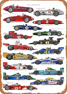 Waspia – affiche murale en métal pour voiture de formule 1, célèbre affiche d'art mural de voiture de course pour salon, 12x8 pouces, 8 pouces x 12 pouces. DIAYTAR COTE D'IVOIRE est votre destination en ligne pour tout ce dont vous avez besoin, avec une sélection immense de produits de haute qualité. Nous nous efforçons de vous offrir une expérience d'achat en ligne confortable et sécurisée. Notre équipe est dédiée à vous fournir un service client exceptionnel.