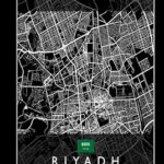 Carnet : de notes riyadh map arabie saoudite | excellent cadeau personnalisé