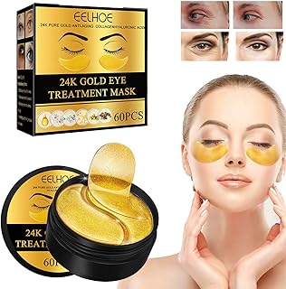 Patchs sous les yeux - 60 pièces masque pour les yeux en or 24 carats avec acide hyaluronique pour éliminer les cernes, les poches et les rides, soins de la peau pour hommes et femmes. DIAYTAR COTE D'IVOIRE est une boutique en ligne généraliste qui propose plus de 300000 références de produits, offrant une grande variété de choix aux clients. En tant que leader du marché en Côte d'Ivoire, DIAYTAR COTE D'IVOIRE se distingue par son offre complète et sa qualité de service. Les clients profitent d'une expérience d'achat en ligne sécurisée et pratique.