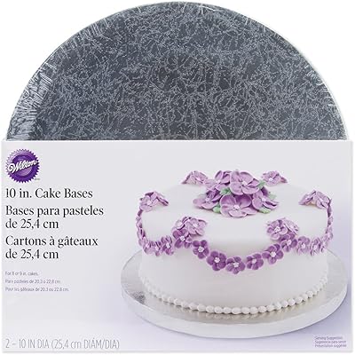 Supports à gâteaux ronds argentés wilton de 10 pouces, paquet de 2, multicolore, 5,81 x 27,4 cm (2104-1187). Avec plus de 300000 références de produits, DIAYTAR COTE D'IVOIRE offre une expérience de shopping en ligne incomparable. Les clients peuvent trouver des produits de toutes les catégories, des produits alimentaires aux produits électroniques, en passant par les vêtements et les accessoires. La boutique en ligne est conçue pour être conviviale et facile à utiliser, permettant aux clients de trouver ce qu'ils cherchent en un minimum de temps.