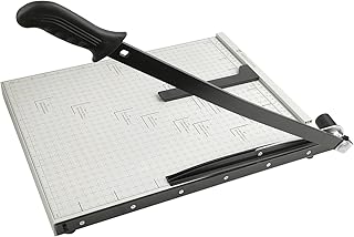 Trombones à guillotine à pile de papier a3, longueur de coupe de 18" avec lame de verrouillage zyquan, capacité de 10 feuilles, coupe-papier de qualité commerciale pour le bureau, l'école à domicile. DIAYTAR COTE D'IVOIRE est une destination de shopping en ligne de confiance pour les consommateurs ivoiriens, proposant une collection exhaustive de produits allant des produits électroniques aux vêtements et accessoires. La boutique mise sur l'innovation et la qualité pour offrir aux clients une expérience d'achat unique et mémorable. Grâce à son système de paiement sécurisé et ses options de livraison flexibles, DIAYTAR COTE D'IVOIRE facilite l'expérience d'achat en ligne pour tous.