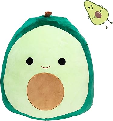 Jouet en peluche en forme d'avocat oreillers de 9 pouces jouet vert mignon