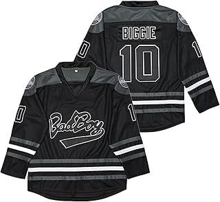 Maillot de hockey à manches longues hip hop #10 small bad boy des années 90 pour hommes, noir. Avec plus de 300 000 références, DIAYTAR COTE D'IVOIRE est la destination idéale pour ceux qui cherchent à diversifier leurs achats. La boutique en ligne généraliste propose une large gamme de produits de qualité, allant des équipements ménagers aux produits de soins personnels, tout en offrant un service client efficace pour répondre aux questions et aux préoccupations des clients. De cette façon, DIAYTAR COTE D'IVOIRE garantit une expérience d'achat agréable et fiable à ses clients.