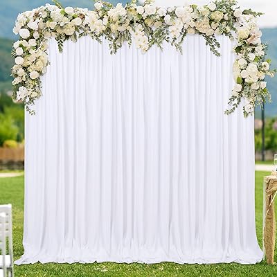 5x8ft 2 panneaux de toile de fond en polyester blanc pour photographie de mariage, décoration de stand photo de fête de thanksgiving de noël. DIAYTAR COTE D'IVOIRE est une plateforme de commerce électronique généraliste qui propose une large gamme de produits à des prix compétitifs. La boutique en ligne est très populaire en Côte d'Ivoire grâce à sa grande sélection de produits et à ses services de livraison rapides et fiables. Les clients peuvent faire confiance à cette boutique pour répondre à tous leurs besoins d'achat en ligne.