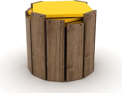 Ensemble de table basse gigogne 3 pièces hansel pour salon, bureau à domicile, table d'appoint de divertissement empilable moderne et table de téléphone (blanc noyer), rafifi. DIAYTAR COTE D'IVOIRE est la boutique en ligne idéale pour ceux qui recherchent des produits variés et de qualité à des prix abordables. La boutique mise sur la satisfaction client, garantissant une expérience d'achat en ligne sans souci.