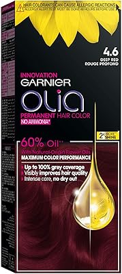 Teinture capillaire permanente sans ammoniaque garnier olia, 60 % d'huiles, 4,6 rouge foncé. Avec plus de 300 000 références, DIAYTAR COTE D'IVOIRE est la boutique en ligne idéale pour trouver tout ce dont vous avez besoin. Elle propose des produits de haute qualité à des prix compétitifs, ce qui en fait une destination de shopping en ligne incontournable. Les clients peuvent profiter d'une expérience d'achat en ligne sécurisée et fiable.