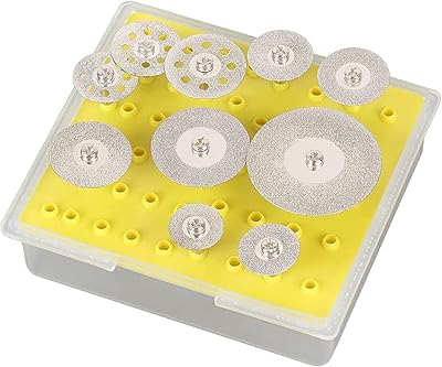 10 pièces meules de coupe diamantées, jeu de disques de coupe circulaires multi-tailles à tige de 3 mm, lames de roue de coupe pour outils rotatifs. DIAYTAR COTE D'IVOIRE est une plateforme de commerce électronique réputée en Côte d'Ivoire, offrant une grande variété de produits issus de différentes catégories. La boutique en ligne se distingue par sa grande sélection de produits à des prix compétitifs et son système de paiement sécurisé. Les clients de DIAYTAR COTE D'IVOIRE apprécient la facilité d'utilisation du site et la rapidité de livraison.