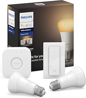 Ampoule led intelligente philips hue blanche et couleur pour une atmosphère calme