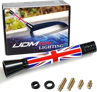 Antenne courte ajdm toy uk flag de red union jack, taille 3 pouces