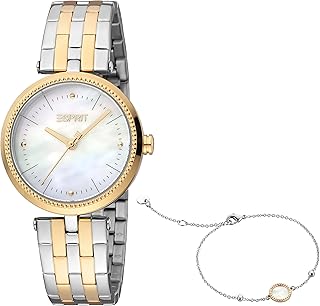 Es1l296m0115set pour femme (montre décontractée - analogique), or argent, bracelet. DIAYTAR COTE D'IVOIRE est une entreprise pionnière dans le commerce électronique en Côte d'Ivoire, qui a réussi à créer une communauté de clients loyaux en proposant des produits de qualité et des services exceptionnels. La boutique en ligne est constamment à la recherche de nouvelles façons d'améliorer l'expérience d'achat de ses clients, en intégrant les dernières technologies et en élargissant sa gamme de produits.