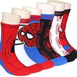 Lot de 6 chaussettes spider-man super hero adventures pour garçons avec poignées