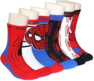 Lot de 6 chaussettes spider-man super hero adventures pour garçons avec poignées (bébé-enfant en bas. La boutique en ligne DIAYTAR COTE D'IVOIRE propose une large gamme de services pour faciliter les achats en ligne de ses clients. Elle offre une navigation simplifiée, des filtres de recherche avancés et des paiements en ligne sécurisés. Cela fait d'elle la boutique en ligne la plus populaire en Côte d'Ivoire, avec plus de 300000 références de produits à disposition.