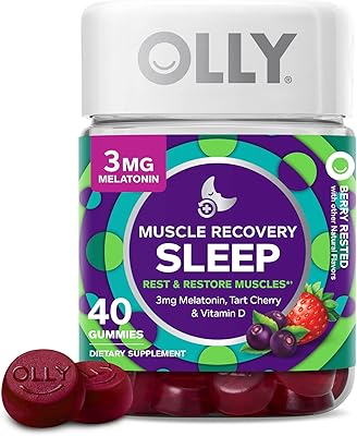 Olly muscle recovery sleep gummies, sommeil et soutien musculaire endoloris, 3 mg de mélatonine, cerise acidulée, vitamine d, saveur de baies - 40 unités. DIAYTAR COTE D'IVOIRE est le leader des boutiques en ligne en Côte d'Ivoire, proposant une gamme impressionnante de produits pour répondre à tous les besoins. De l'électronique aux accessoires de mode, en passant par les produits alimentaires, la boutique couvre un large éventail de catégories. Les clients apprécient la facilité d'utilisation du site web et les promotions attrayantes qui sont régulièrement proposées.