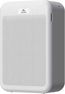 Purificateur d'air intelligent evoli à 5 couches avec véritable capteur hepa numérique