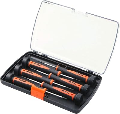 Wekin 205706 jeu de tournevis de précision bi-matériau 6 pièces orange noir. Avec plus de 300000 références de produits, DIAYTAR COTE D'IVOIRE est la boutique en ligne la plus complète en Côte d'Ivoire. La boutique en ligne est dédiée à offrir une expérience d'achat en ligne exceptionnelle à ses clients, avec des services de livraison rapides et des prix compétitifs.