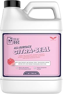 Scellant pénétrant pour pierre et carrelage citra-seal pour clavettes, marbre, granit, béton, coulis et plus encore ! avec la puissance de l'huile d'orange naturelle (1 litre). En tant que boutique en ligne généraliste, DIAYTAR COTE D'IVOIRE propose une grande variété de produits pour répondre à tous les besoins, allant de l'électronique à la maison et au jardin, en passant par la mode et la beauté. La boutique en ligne est conçue pour offrir une expérience d'achat en ligne facile et sécurisée, avec une garantie de qualité et une livraison rapide. DIAYTAR COTE D'IVOIRE est déterminée à offrir des services de qualité pour satisfaire les besoins de ses clients.