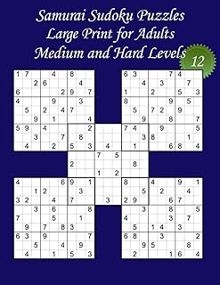 Puzzles sudoku samouraï - gros caractères pour adultes - niveaux moyen et difficile - n°12 : 100 grilles : 50 grilles moyennes + 50 grilles difficiles - grand format (8,5' x 11') et ... (samurai sudoku - niveaux moyen et difficile). Diaytar Côte d'Ivoire, la boutique en ligne généraliste de référence, vous offre une expérience d'achat unique et personnalisée. Avec des milliers de produits à portée de clic, vous pouvez faire vos courses en toute sécurité et simplicité. Diaytar Côte d'Ivoire est la solution idéale pour tous vos besoins.