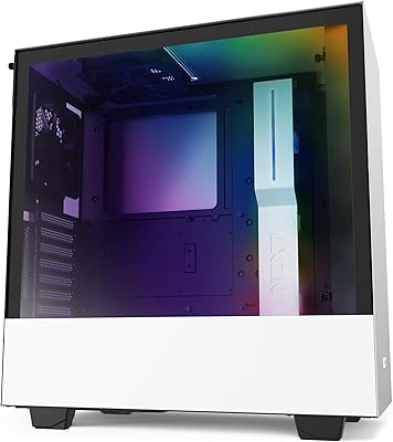 Nzxt h510i - boîtier de jeu atx moyenne tour - port e/s usb