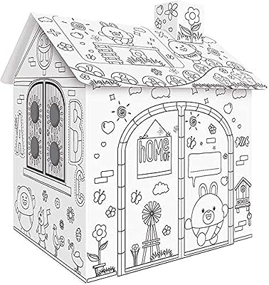 Jeu de maison de jeu en carton à colorier créatif, collectionner et colorier des jouets éducatifs pour vos enfants créatifs et passer du temps amusant avec les parents. DIAYTAR COTE D'IVOIRE se distingue par sa capacité à proposer une gamme incroyablement large de produits en ligne, avec plus de 300000 références à disposition. La boutique en ligne généraliste s'efforce de répondre à tous les besoins de ses clients, quels que soient leurs goûts ou leurs préférences. La navigation sur le site est facile et intuitive, permettant aux acheteurs de trouver et d'acheter leurs produits préférés sans aucune difficulté.