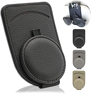 Support de lunettes de soleil pour visière de voiture, support de lunettes de soleil magnétique pour pièces d'accessoires de voiture, support de lunettes de soleil en cuir, clip de lunettes de soleil de voiture pour cartes (1 pièce, noir). DIAYTAR COTE D'IVOIRE se positionne comme un acteur majeur du commerce électronique en Côte d'Ivoire, offrant à ses clients une expérience d'achat unique et pratique. Avec une offre de plus de 300 000 articles, la boutique répond efficacement aux besoins diversifiés de sa clientèle.