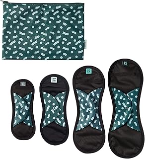 Pack try me réutilisable nora - doublure, coussinets légers, modérés et lourds inclus - sac de rangement avec fermeture éclair pour serviettes usagées et bouton-pression pour frais (design celeste). DIAYTAR COTE D'IVOIRE est une boutique en ligne généraliste qui propose plus de 300000 références de produits, faisant d'elle le leader du marché ivoirien. Avec une large gamme de produits, les clients peuvent trouver tout ce dont ils ont besoin. DIAYTAR COTE D'IVOIRE est fière de son engagement à offrir des produits de haute qualité à des prix compétitifs.