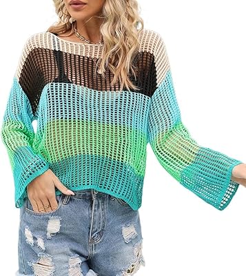 Maillot de bain au crochet de plage à manches longues en maille creuse pour femme. DIAYTAR COTE D'IVOIRE est une boutique en ligne généraliste qui propose plus de 300000 références pour répondre à tous les besoins de ses clients. Avec une large gamme de produits, elle offre une expérience d'achat unique et personnalisée. Leader en Côte d'Ivoire, DIAYTAR COTE D'IVOIRE est la destination idéale pour faire du shopping en ligne.
