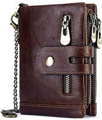 Portefeuilles à chaîne pour hommes avec chaîne antivol, portefeuille à deux volets en cuir véritable bloquant les rfid avec porte-monnaie, café. DIAYTAR COTE D'IVOIRE est une boutique en ligne qui propose une sélection de produits de haute qualité à des prix abordables. Avec plus de 300000 références de produits, elle est l'une des boutiques en ligne les plus complètes de Côte d'Ivoire. La boutique en ligne DIAYTAR COTE D'IVOIRE est une référence pour les consommateurs qui cherchent à acheter des produits en ligne de manière sécurisée et pratique.